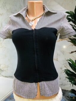 halenka# bluza #business# prouzky# spolecenska #2v1