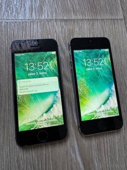 2x Apple iPhone 5s 16GB Černý iOS10
