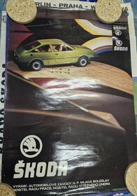 Plakáty a kalendáře Škoda