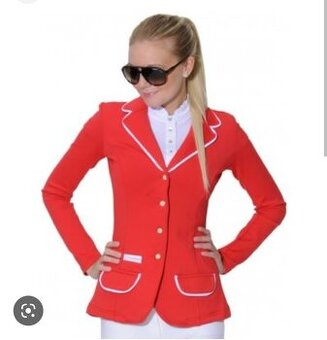 Červené jezdecké sako Spooks