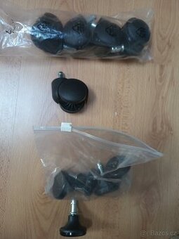 Kolečka na kancelářskou židli nová