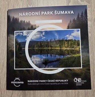 Sada oběžných mincí 2026 Národní parky - Šumava stand