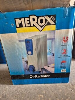 Olejový radiátor, 2,5kW, nový v originálním balení
