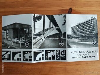 Reprezentativní soubor pohlednic Hutní montáže Ostrava