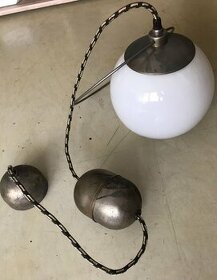 starožitná funkční stahovací lampa-více v inzerátu