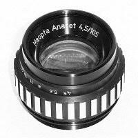 Zvětšovací objektiv Meopta Anaret 105/4,5 pro 6x9 fotokomora