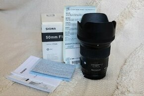 SIGMA 50 mm f/1,4 DG HSM Art pro Canon