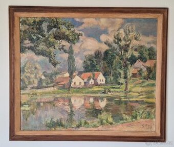 Sláva Tonderová Zátková - Motiv z Rožínky (1937) - 1