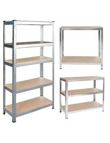 Prodám pozinkované regály 180x90x40 a 200x100x50cm - nové