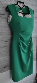 Comtessa - elegantní šaty zelené, vel. S - 1