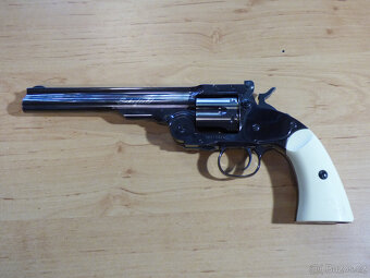 Vzduchový revolver ASG Schofield 6" Silver 4,5mm