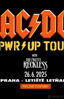 Prodám vstupenku na AC/DC