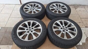 Alu kola Toyota 18" 5x114,3 zimní pneu 235/55 R18 7-8mm Rav