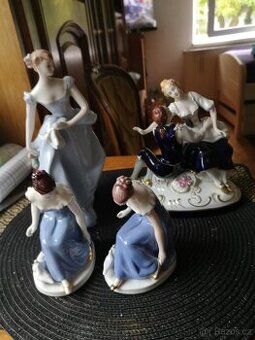 porcelánové sošky Dux