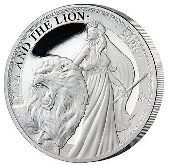 2020 Una and the Lion 1oz Silver Proof Coin