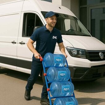 Hledáme řidiče dodávky (do 3,5 t) – rozvoz vody v barelech,