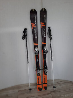 Lyže HEAD 156cm, R12,3m. Salomone hole 6061- 18 mm