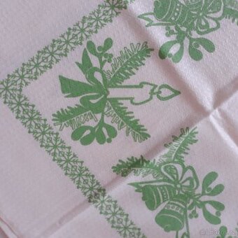 Vánoční ubrusy, retro ubrusy, prostírání, dečky