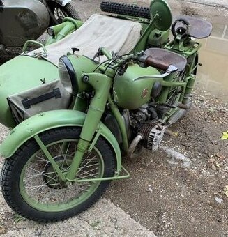 Dněpr,Ural M72-replika vojenský M