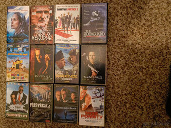 50 Kč/kus - originální VHS videokazety - český dabing