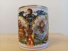 STAROŽITNÉ HRNKY:  FRANC JOSEF a  WILHELM II