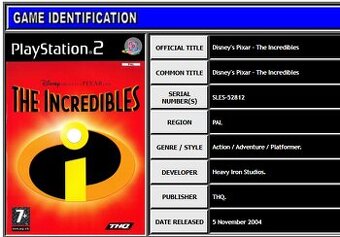 The Incredibles - Sony Playstation 2