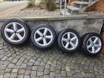 Alu Audi 8,5x18 ET 24, pneu zimní 235/55 R18