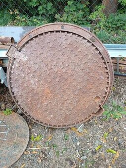 Litinový kruhový poklop s rámem nepoužitý 40t