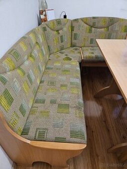 Rohová lavice+židle