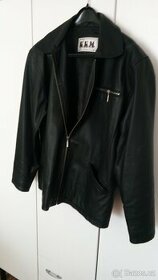 KOŽENÁ  pánská BUNDA vel. L.