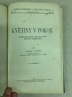 Kniha - Květiny v pokoji