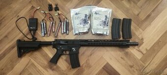 Airsoftová zbraň M4 MOTS 14,5" MUR celokov - černá (EC-824)