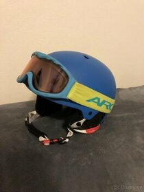 Pánská lyžařská helma s brýlemi