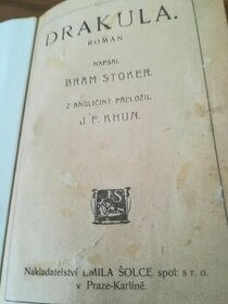Drákula / první vydání 1919 Bram Stoker / Dracula - 1