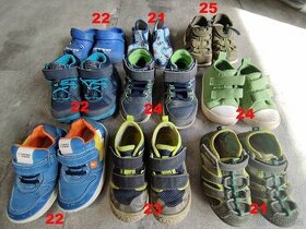 Sada dětských bot velikost 21-25