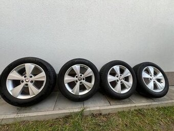 Sada alu kol/disky 16 skoda octavia a letní pneu 205/55R16