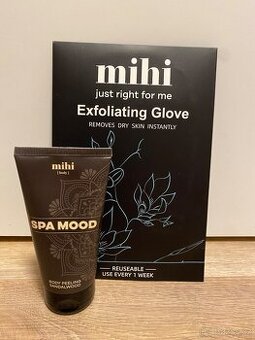 Spa Mood Tělový peeling Sandalwood + rukavice - 1