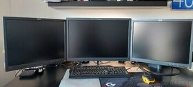3x monitor IMB, Lenovo ThinkVision 24", 20" - 1