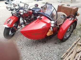 Predám- vymením Harley Davidson+ sidecar WLC 750cm3