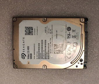 HDD disk 2,5 do notebooku a pc, Seagate Video 500GB