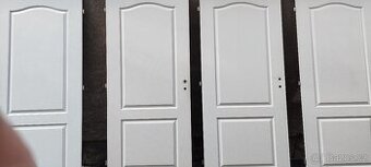 Interiérové dveře bílé dřevo 80 cm