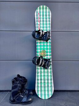 Snowboard SELECT včetně vázání, 149 cm + boty