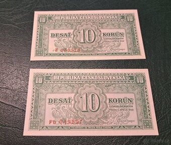 10 Kčs 1950 - UNC