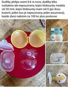 Dudliky, kojici kloboucky