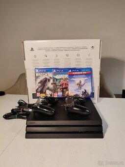 Playstation 4 PRO 1TB 4K 2x Ovladače Hry