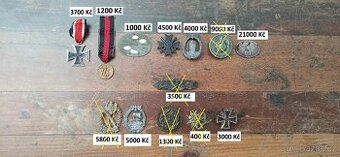 Medaile, vyznamenání Německo.