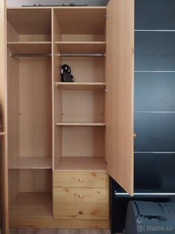 Šatní skříne lamino borovice