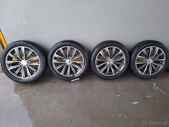 Alu disky 4x100 r15 Ligier letní pneumatiky155/60 r15