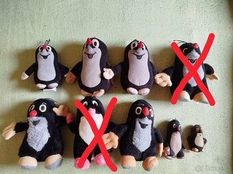 Krtek,krtci,krteček plyšák plyšáci