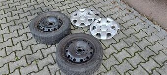 Zimní pneu, disky + puklice